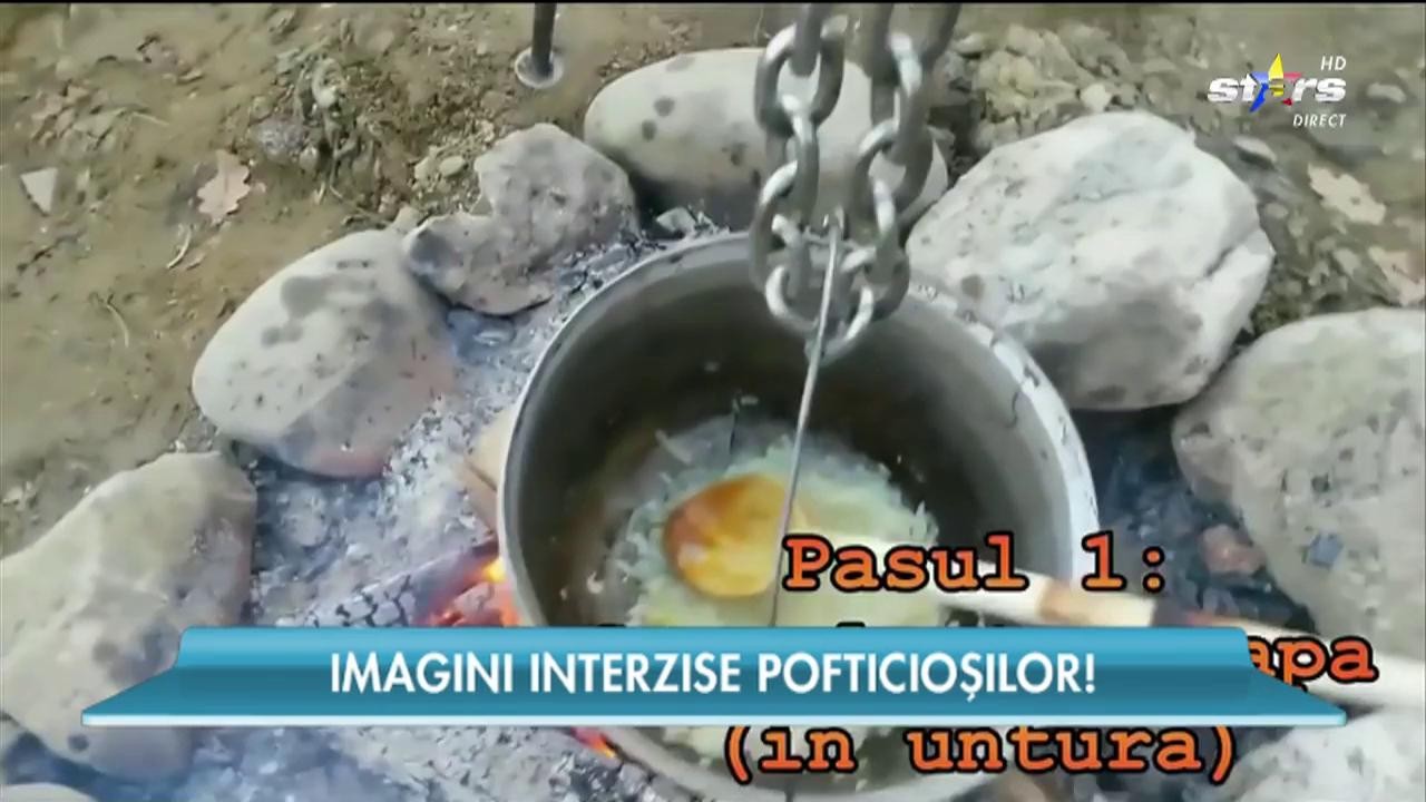 Rețeta zilei. Varză călită cu afumătură la ceaun