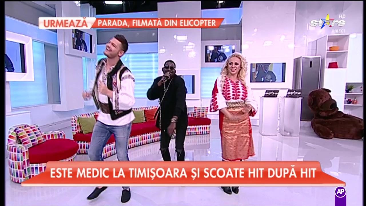 Obie, medicul nigerian c&acirc;ntăreț, &icirc;n platoul Star Matinal