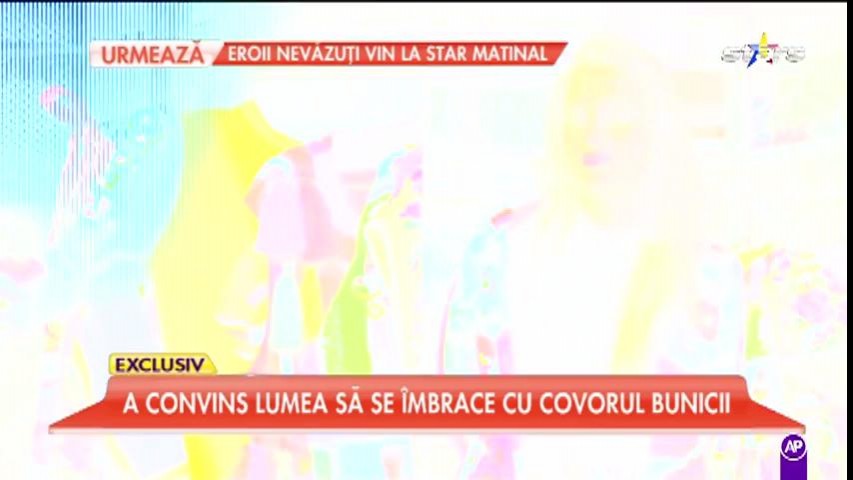 Rom&acirc;nca Lana Dumitru a convins o lume &icirc;ntreagă să poarte o bucată din covorul bunicii ei