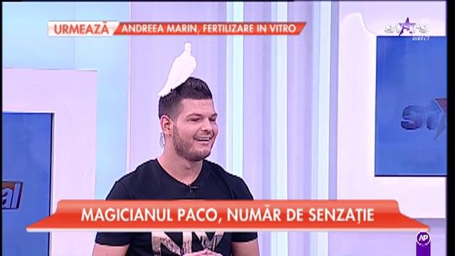 Magicianul Paco, număr de senzație &icirc;n platoul Star Matinal