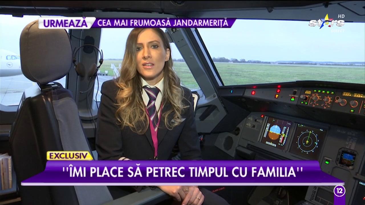 Singura femeie comandant pilot din România