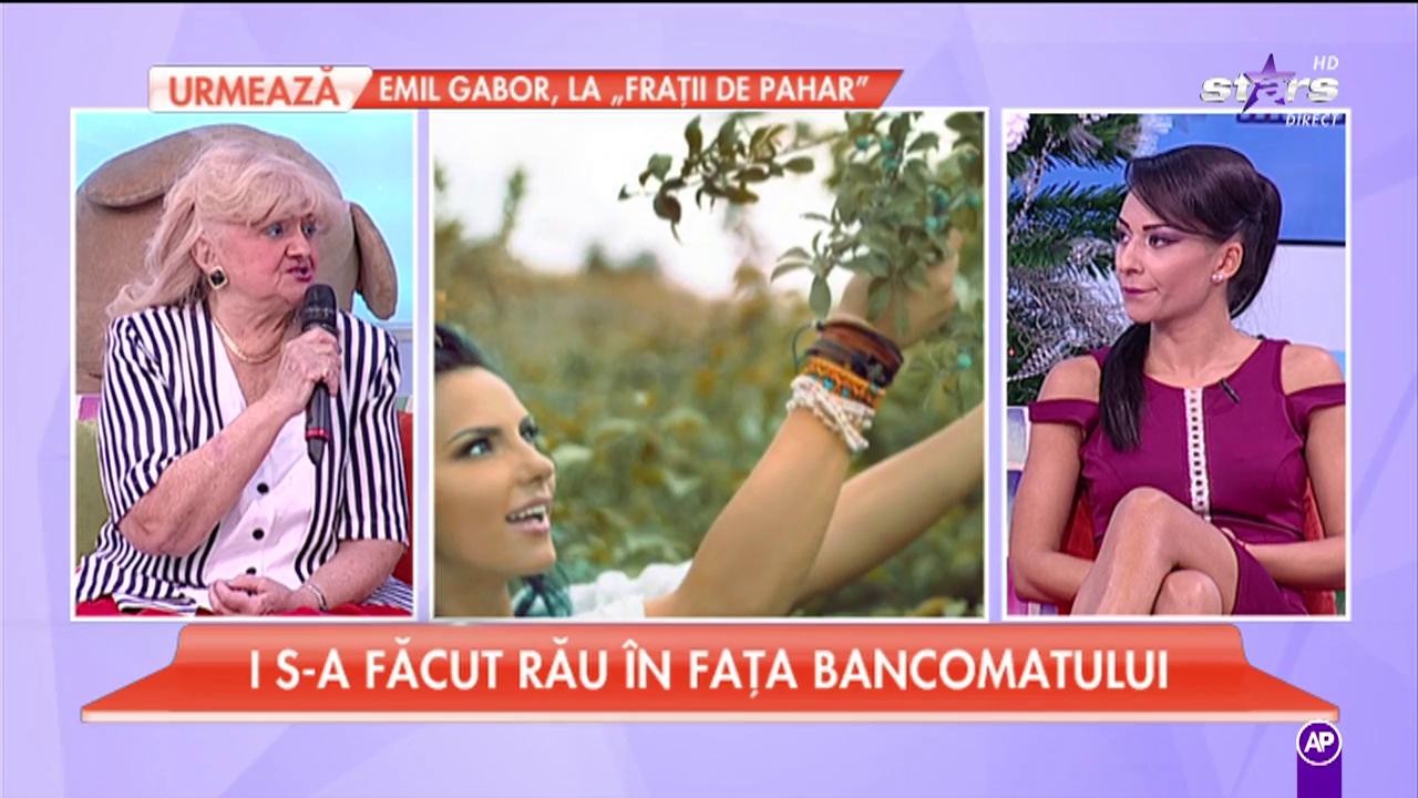 Laviniei P&acirc;rva i s-a facut rău &icirc;n faţa unui bancomat după ce a verificat cardul!