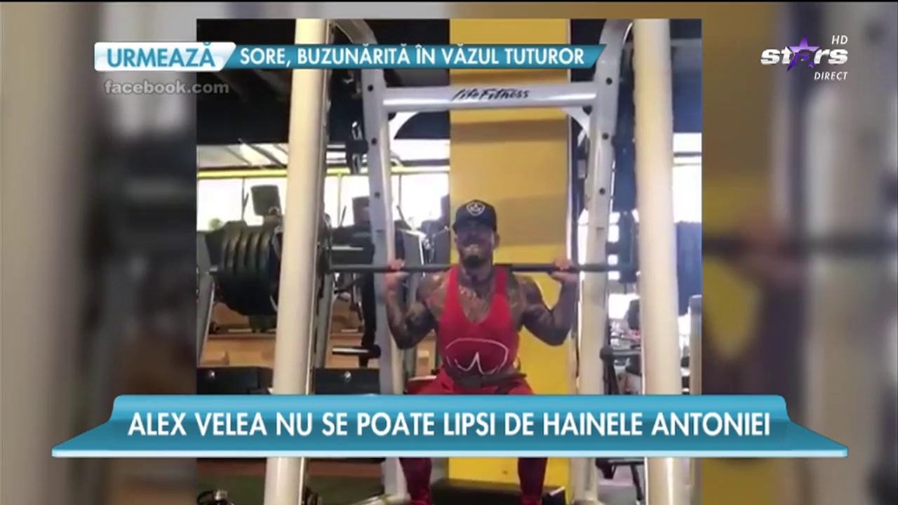 Alex Velea a mers la sală &icirc;n colanţii Antoniei!