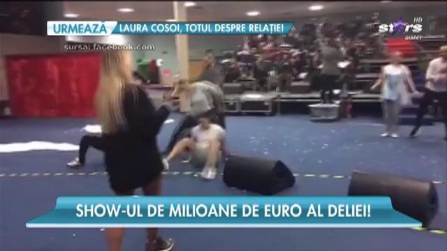 Imagini &icirc;n premieră de la show-ul de milioane de euro al Deliei!