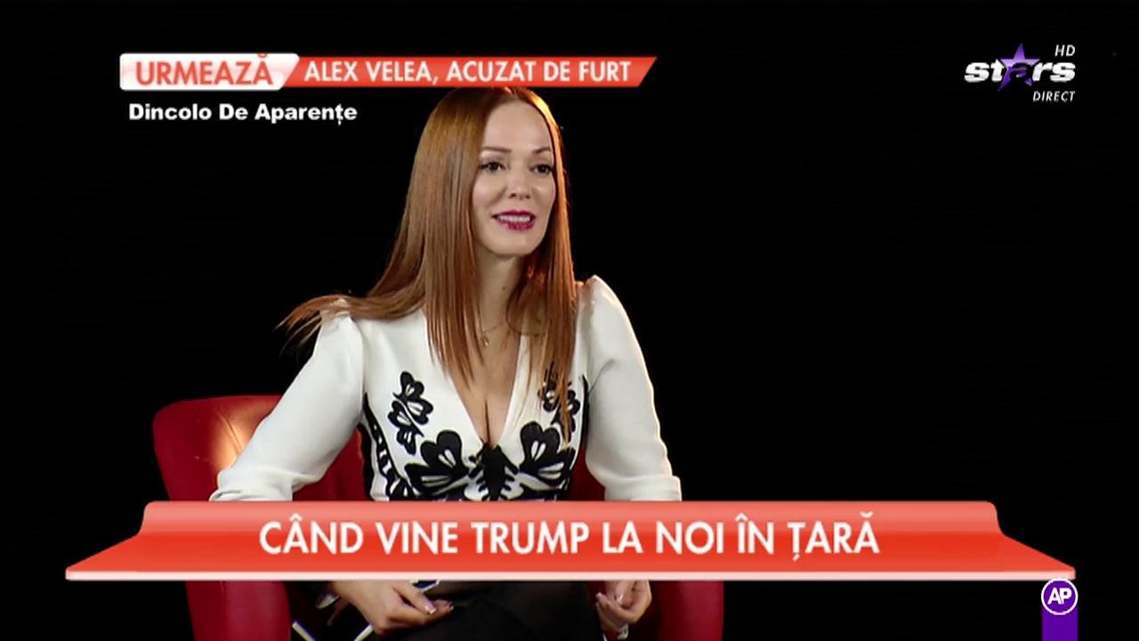Ramona Bădescu, discuție privată cu Donald Trump: &rdquo;I-am spus că rom&acirc;ncele sunt foarte frumoase&rdquo;