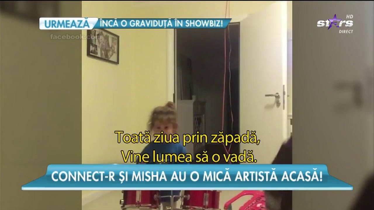 Fiica lui Connect-R a &icirc;nvăţat să c&acirc;nte la tobe