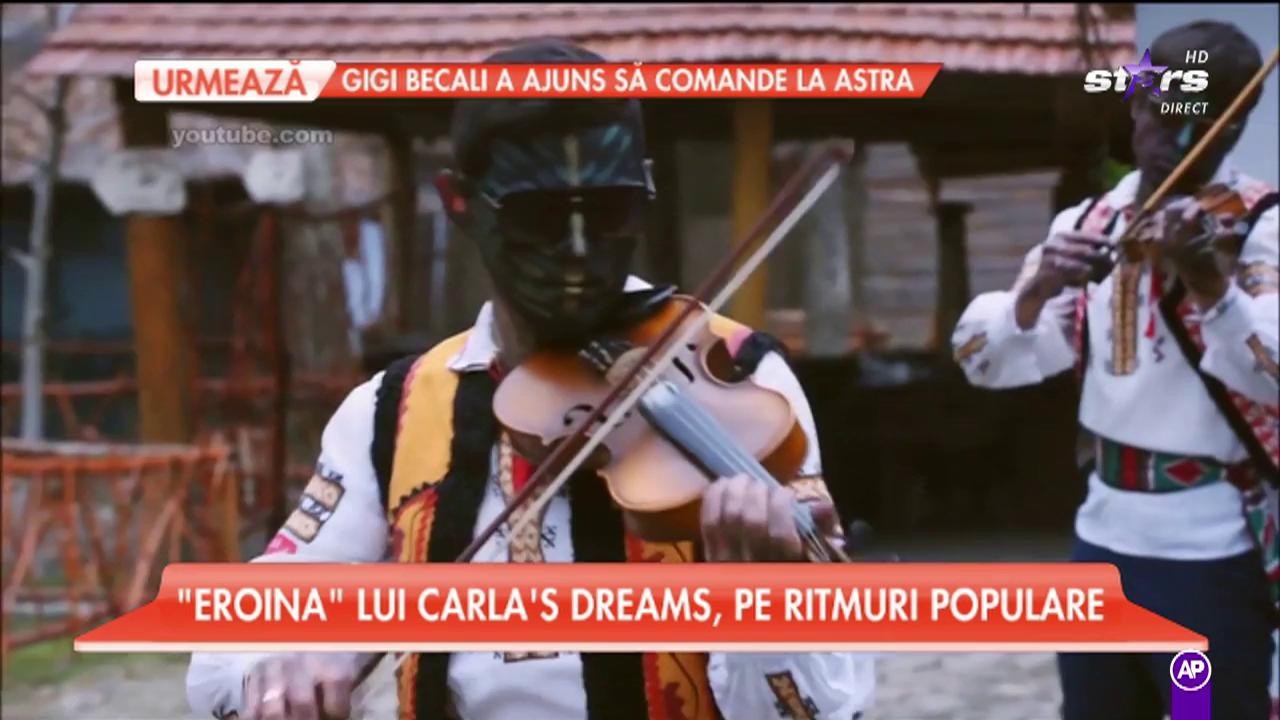 &rdquo;Eroina&rdquo; lui Carla's Dreams, pe ritmuri de muzică populară!
