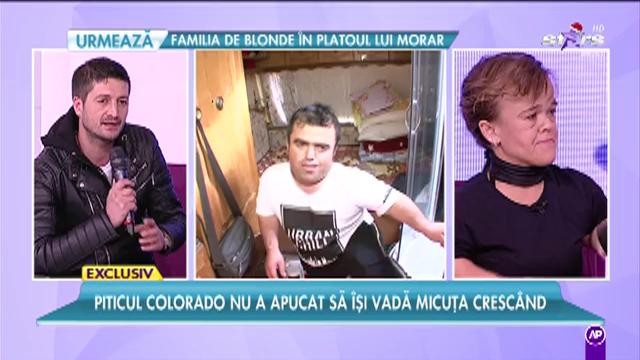 Soția piticului Colorado, prima apariție &icirc;ntr-o emisiune, după ce partenerul ei a murit