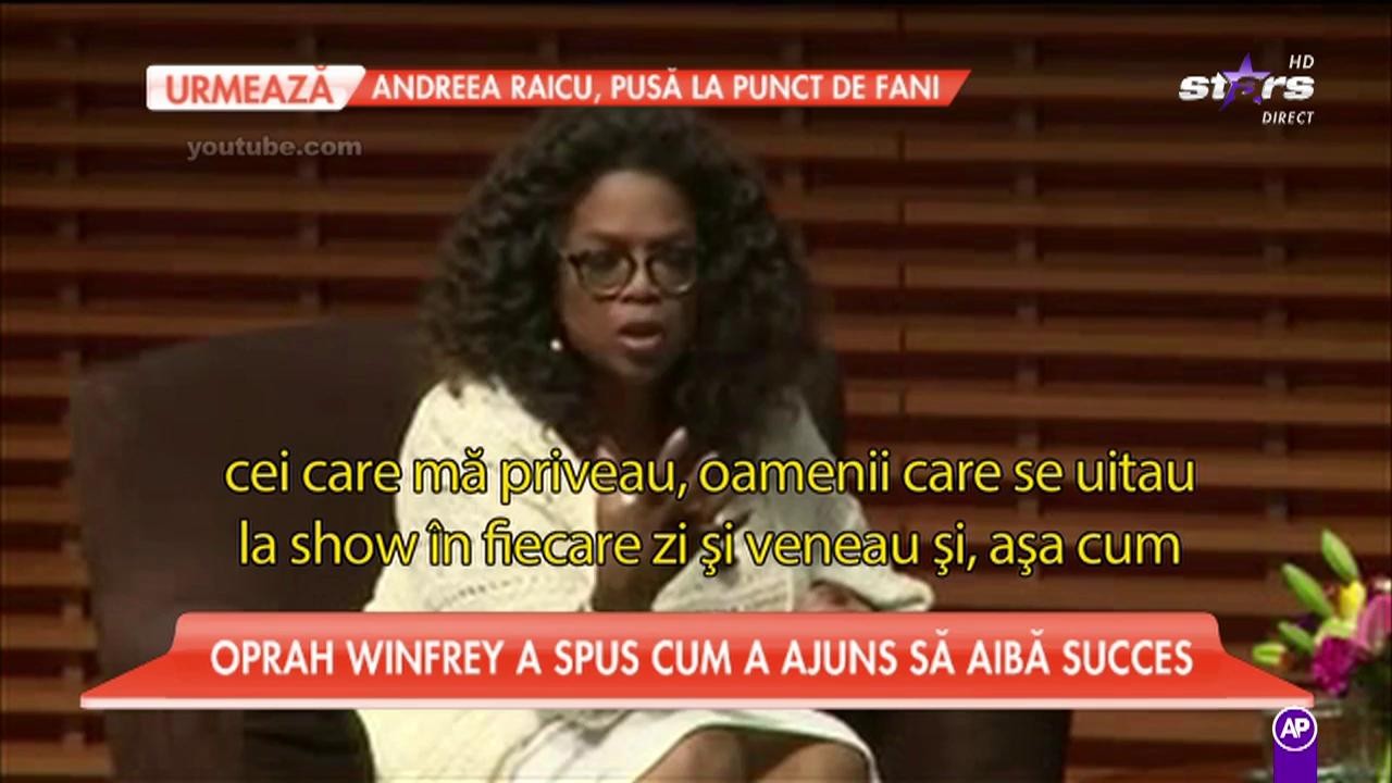 Oprah Winfrey, rețeta unei cariere &icirc;n televiziune de succes