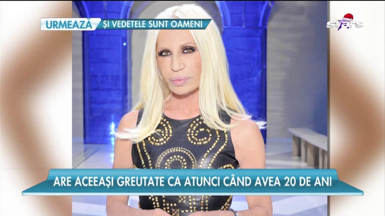 Donatella Versace are aceeași greutate ca atunci c&acirc;nd avea 20 de ani