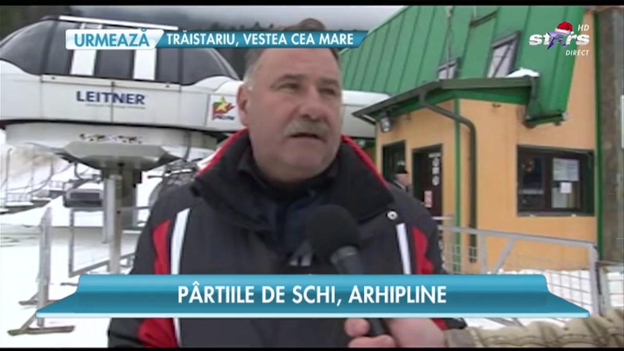 Iarna și-a intrat &icirc;n drepturi pe p&acirc;rtiile din Bușteni