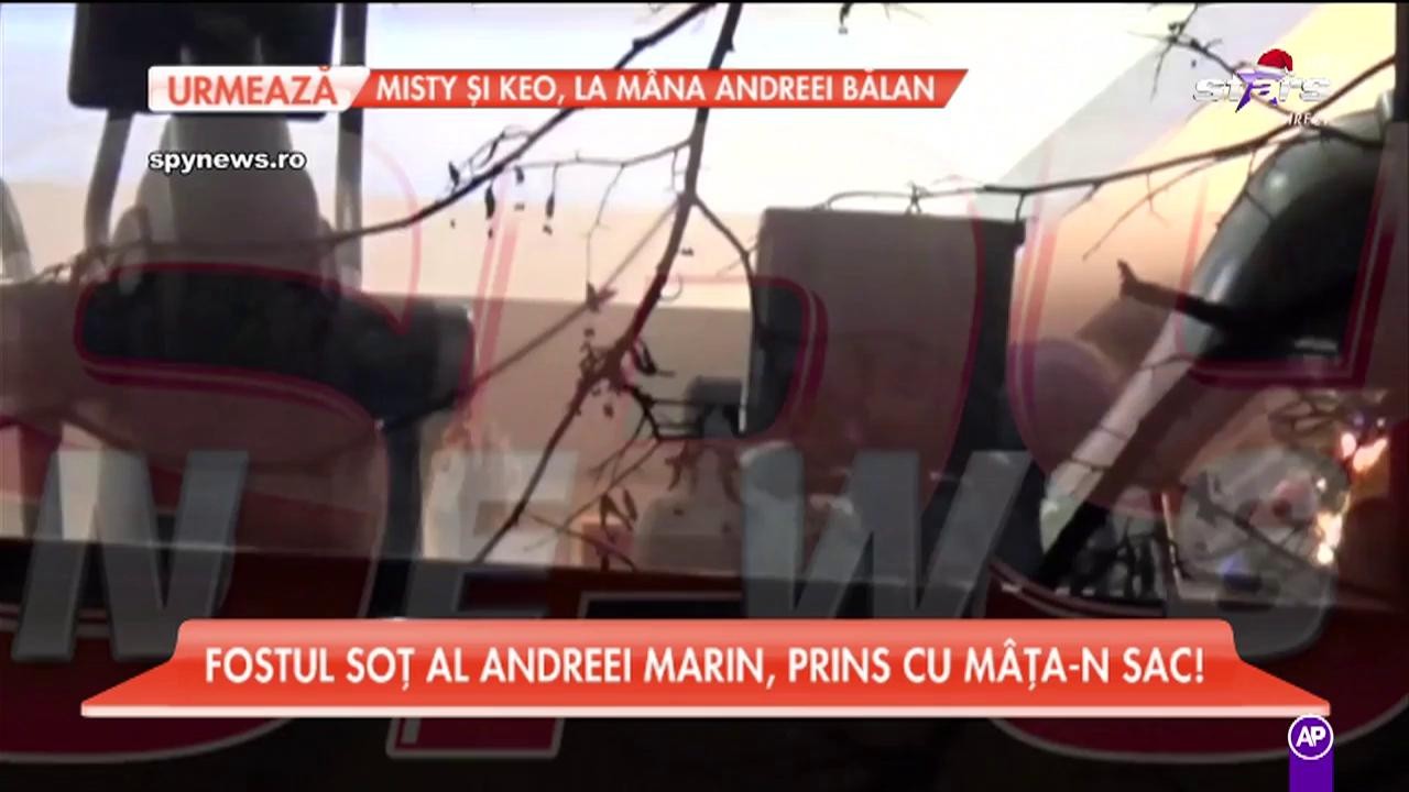 Fostul soţ al Andreei Marin a fost prins cu minciuna de paparazzi
