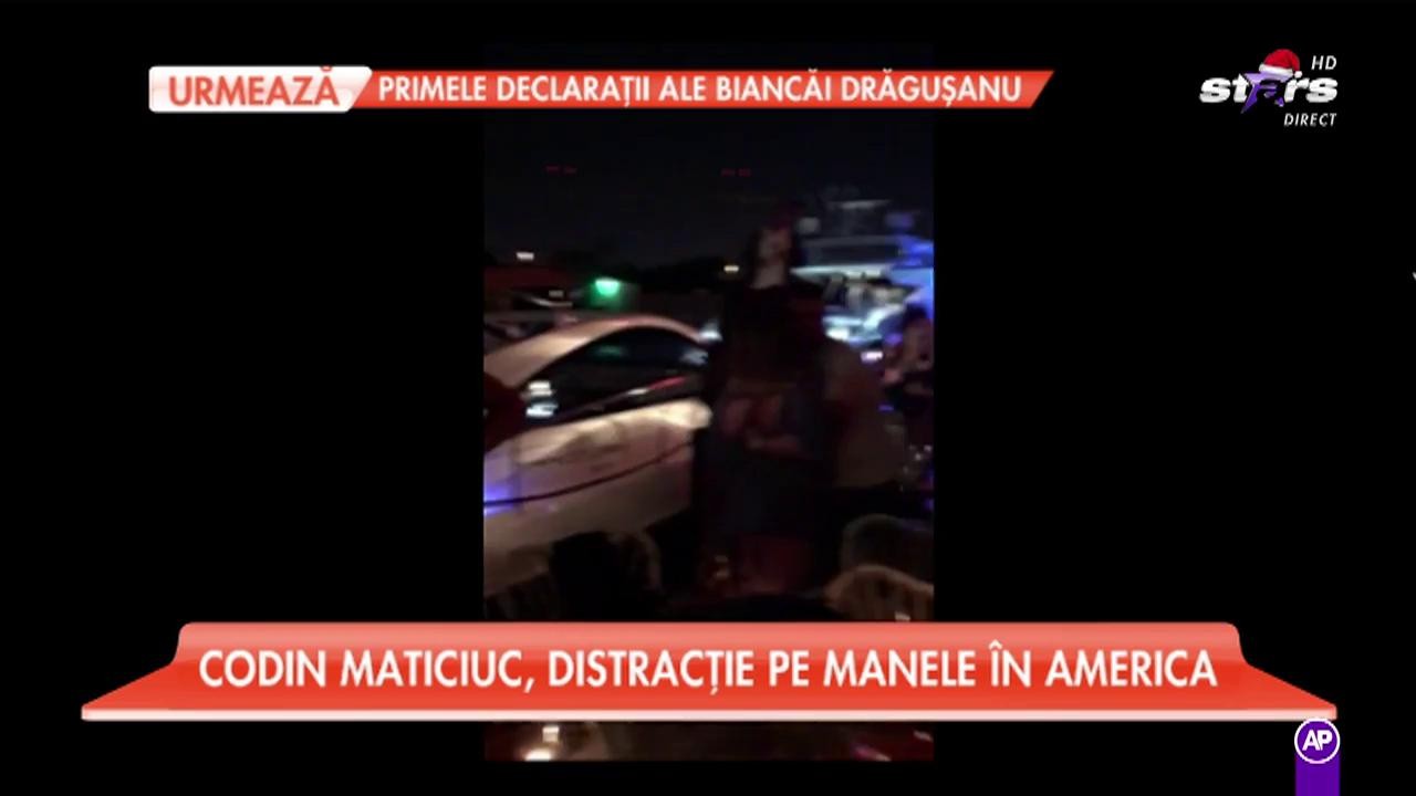Codin Maticiuc, distracție pe manele &icirc;n America