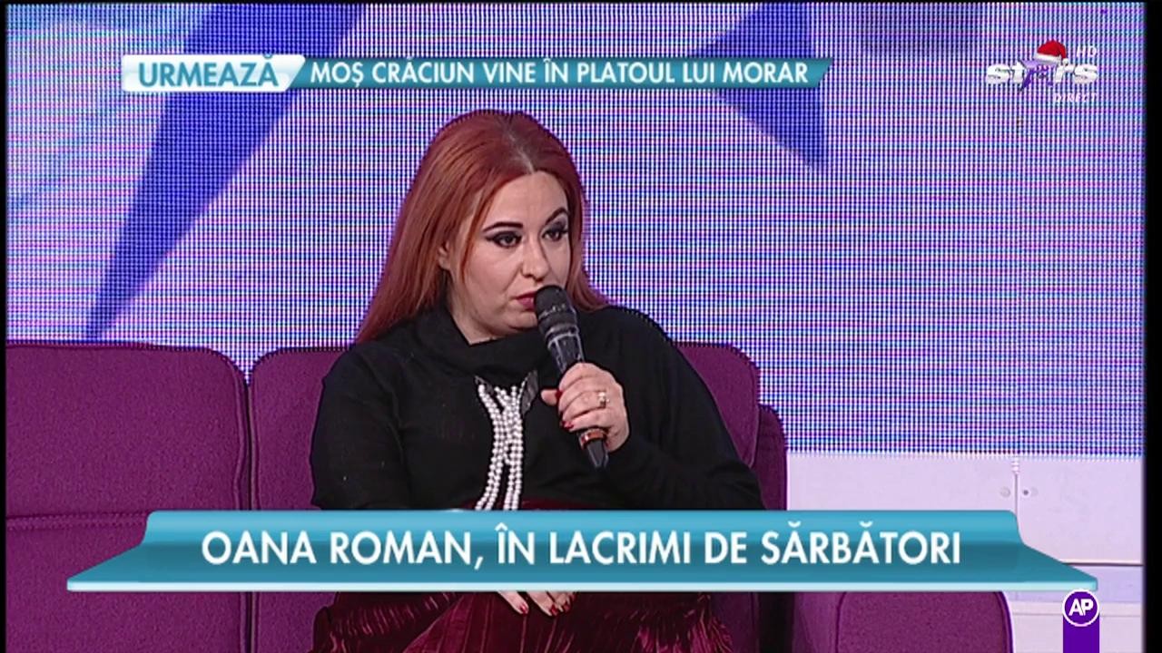 Oana Roman, &icirc;n lacrimi de sărbători: &rdquo;M&acirc;ine merg la doctor&rdquo;