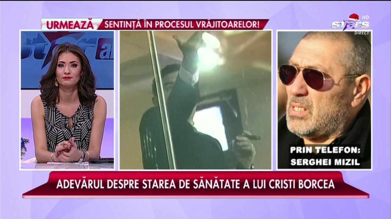 Cristi Borcea, internat la spital pentu o serie de tratamente legate de afecțiunile sale cardiace