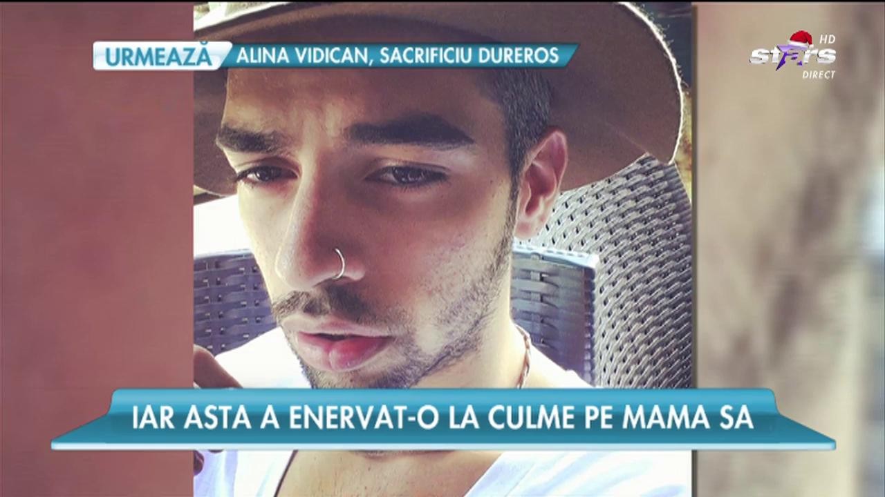 David Puşcaş este &icirc;n pragul disperării! Puştiul de 20 ani nu ştie ce să mai facă că să se &icirc;mpace cu mama lui!