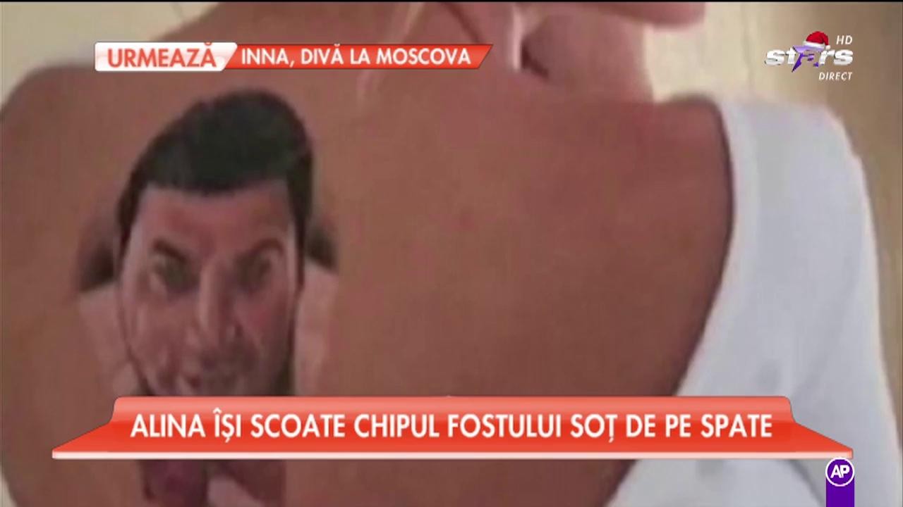 Alina Vidican a decis să-şi şteargă şi tatuajul de pe m&acirc;nă, cu numele lui Borcea