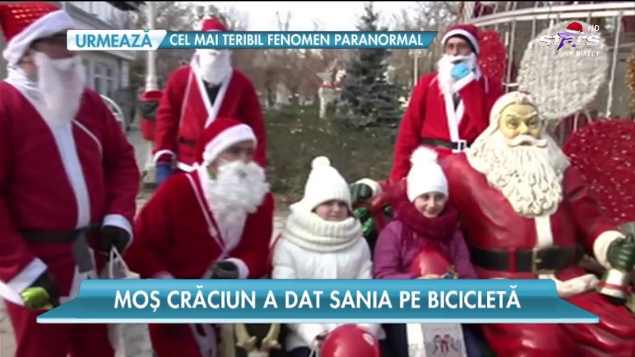 O sută de Moşi Crăciuni au &icirc;ntors privirile pe străzile din Galaţi