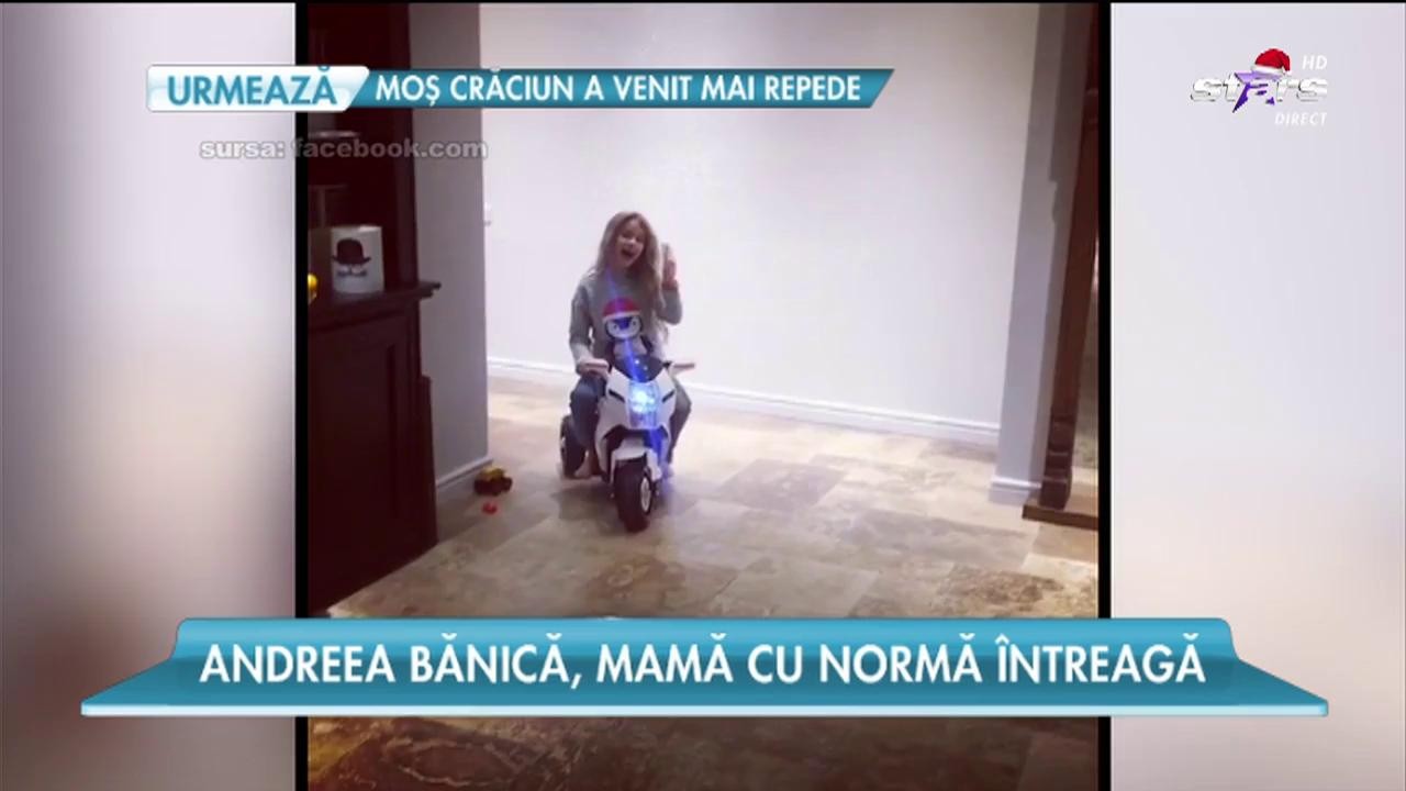 Andreea Bănică, mamă cu normă &icirc;ntreagă