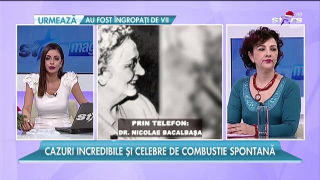 Dr. Bacalbaşa, despre combustia spontană: "Este vorba despre un efect genetic"