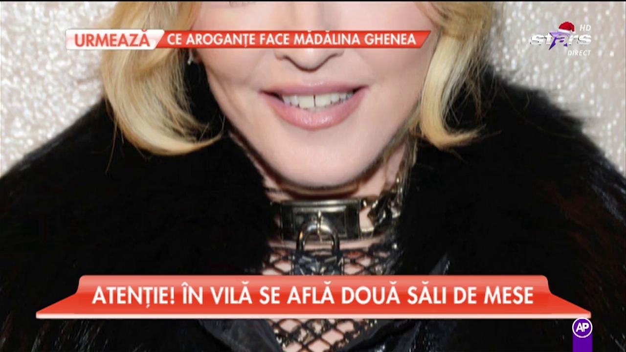 Imagini din casa Madonnei