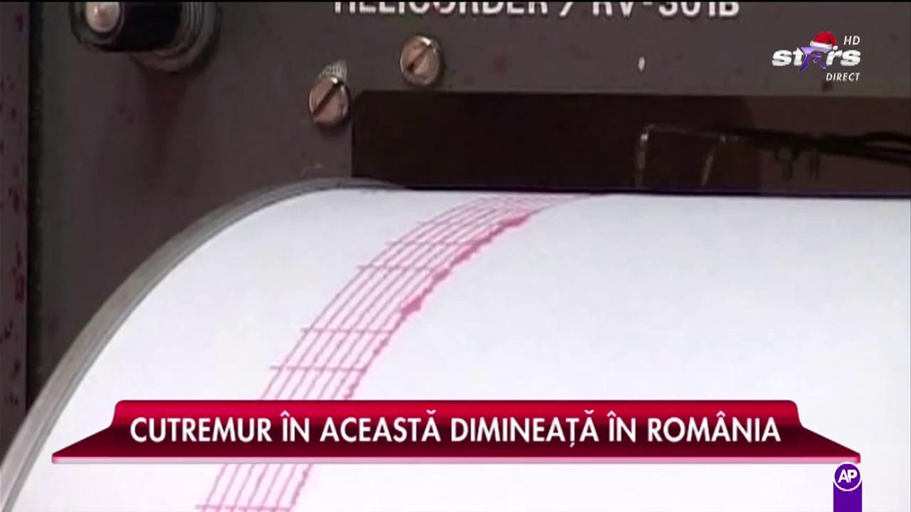 Cutremur de 3,4 &icirc;n Vrancea, astăzi