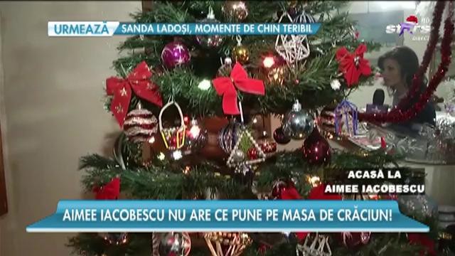 Actrița Aimee Iacobescu nu are ce pune pe masa de Crăciun!