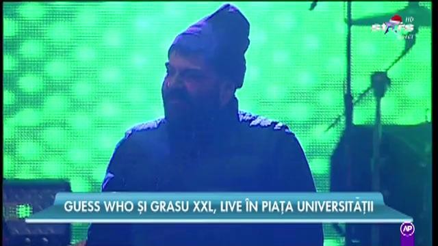 Guess Who și Grasu XXL, live &icirc;n Piața Universității