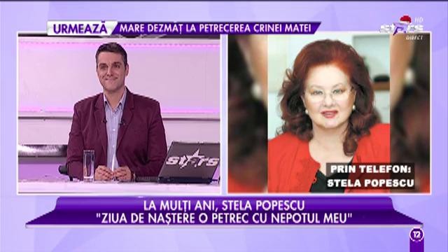 Stela Popescu: "Am 55 de ani de viață și 80 de ani de carieră"