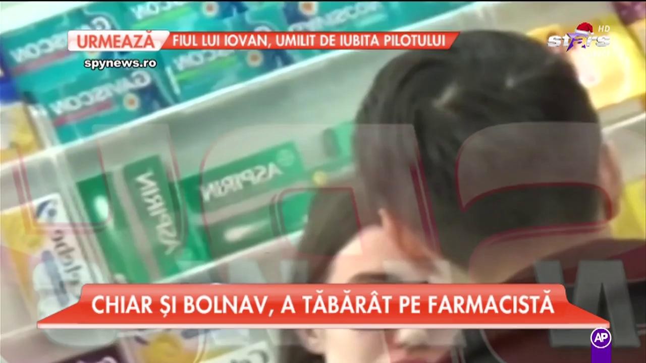 Liviu V&acirc;rciu și-a exersat calitățile de cuceritor la o farmacie