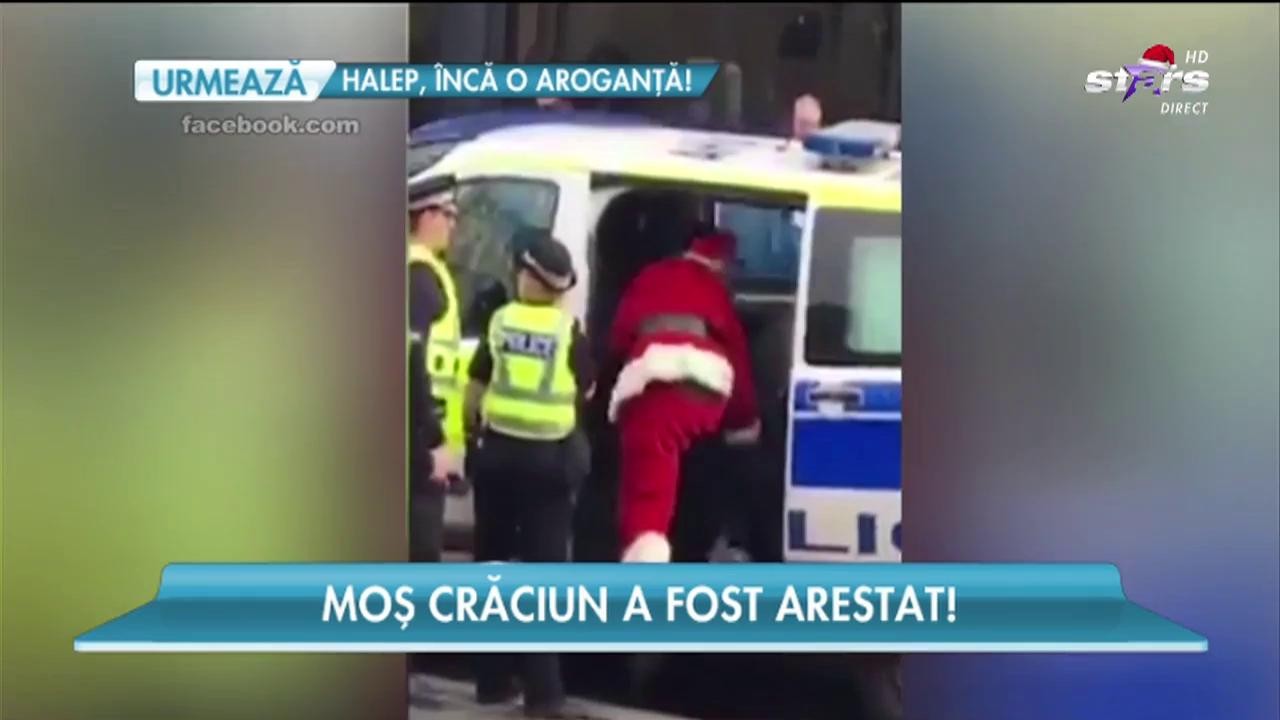 Imagini uluitoare cu Moș Crăciun urcat &icirc;n dubă!