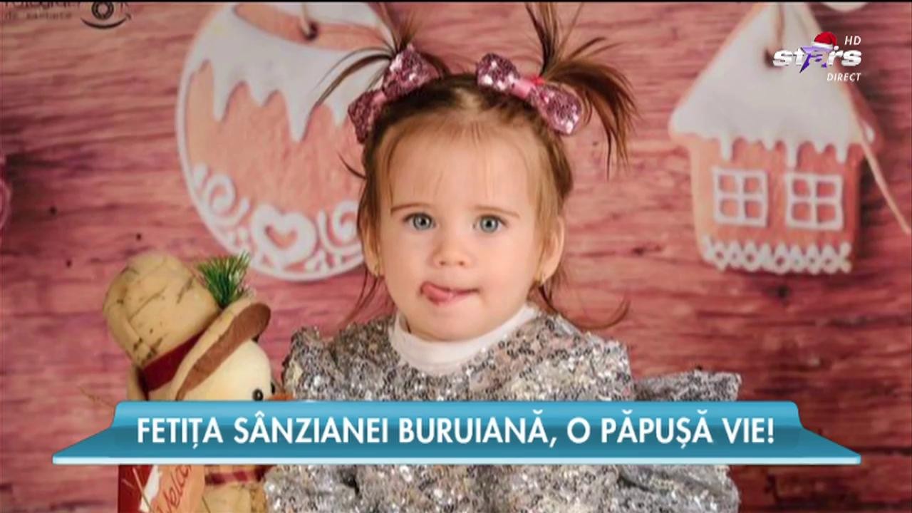Fetiţa S&acirc;nzianei Buruiană, o păpuşică vie!