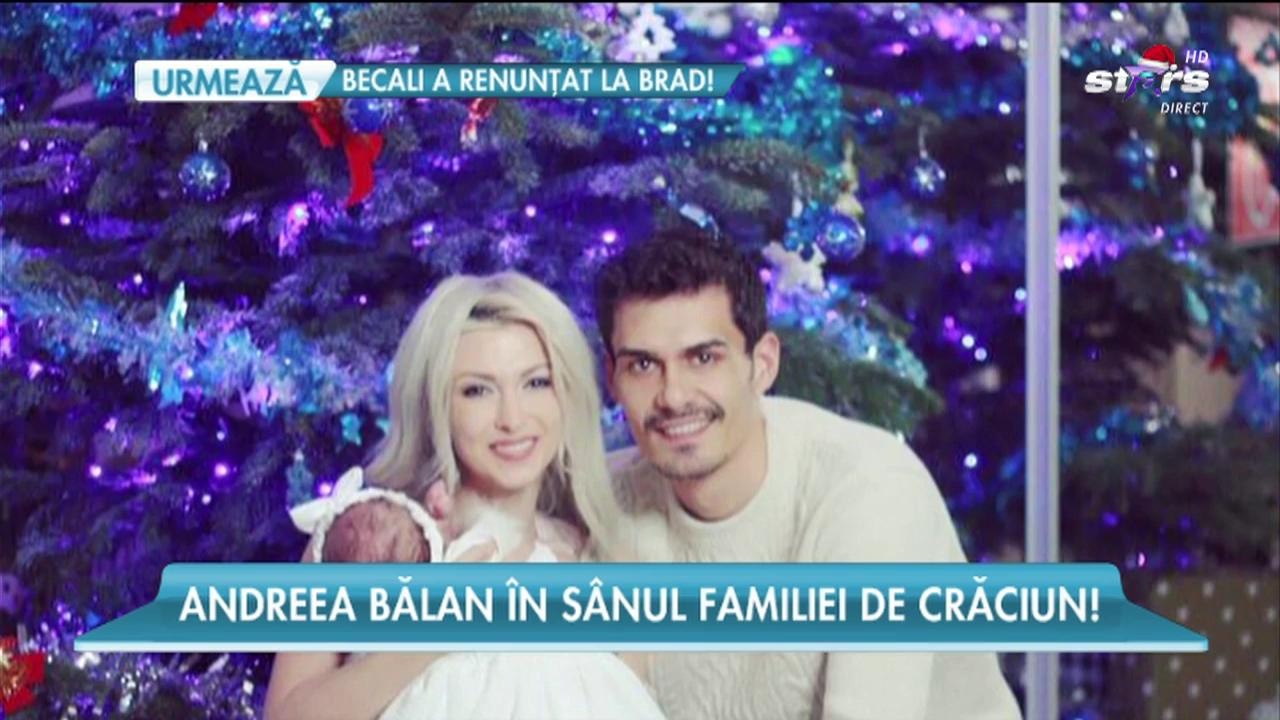 Andreea Bălan a postat prima poză cu fetiţa ei, Ella, &icirc;n s&acirc;nul familiei