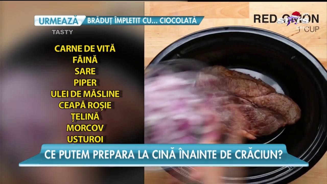 &Icirc;nainte de friptura de porc, merge o tocăniță de vită, ca la mama acasă