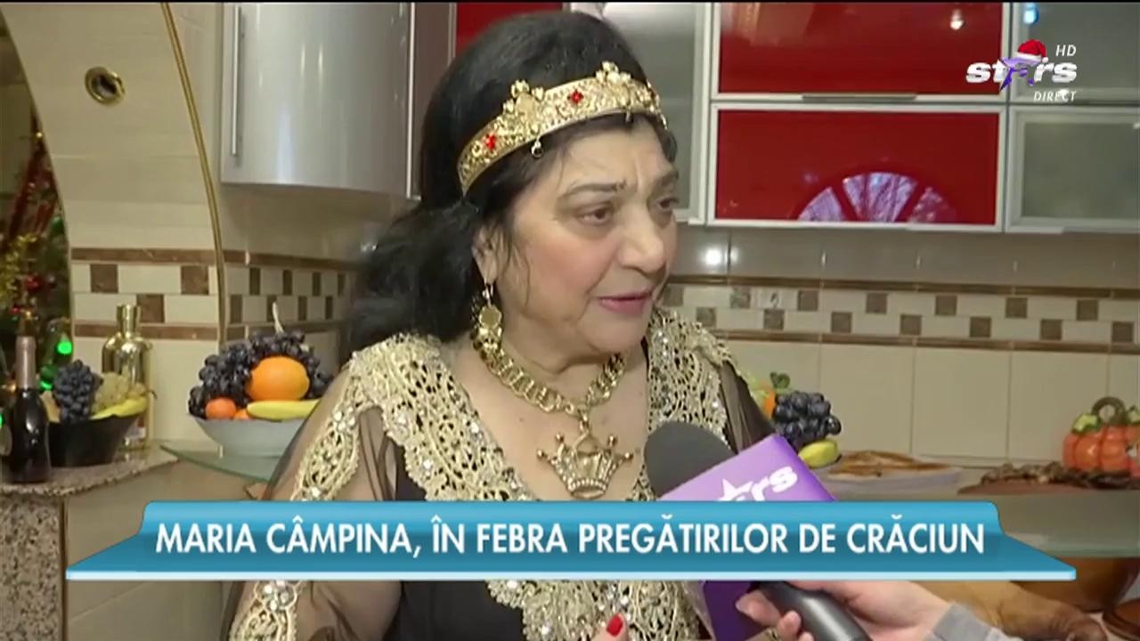 Maria C&acirc;mpina, &icirc;n febra pregătirilor de Crăciun