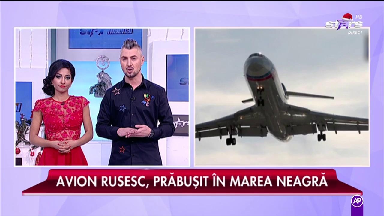 Un avion rusesc cu 91 de persoane la bord s-a prăbușit &icirc;n Marea Neagră
