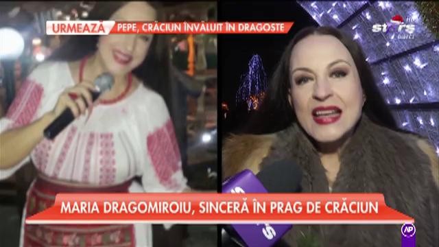 Maria Dragomiroiu petrece sărbătorile acasă, &icirc;n familie