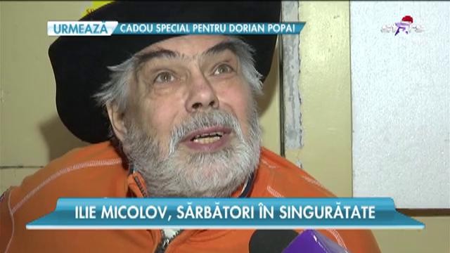 Artistul Ilie Micolov, uitat de toată lumea și țintuit la pat de sărbători
