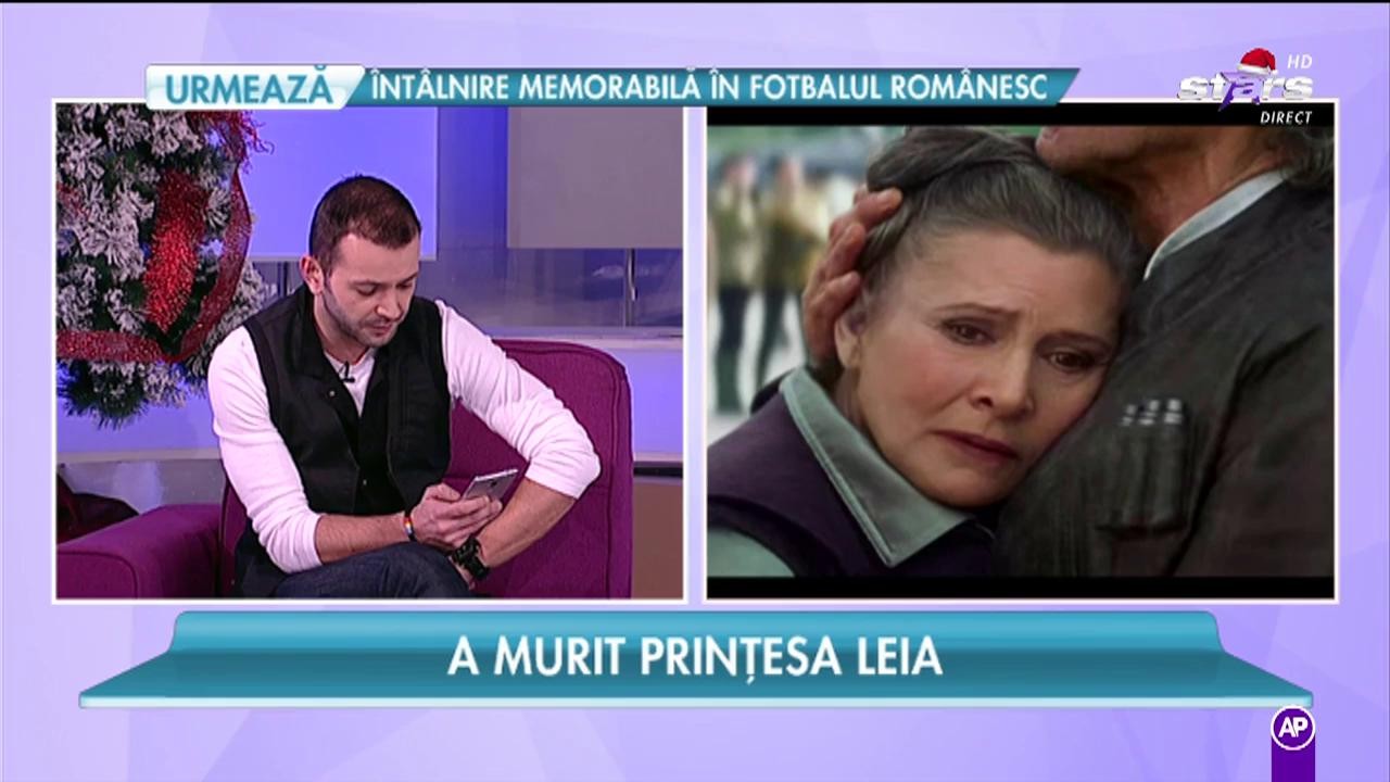 A murit prințesa Leia din Star Wars