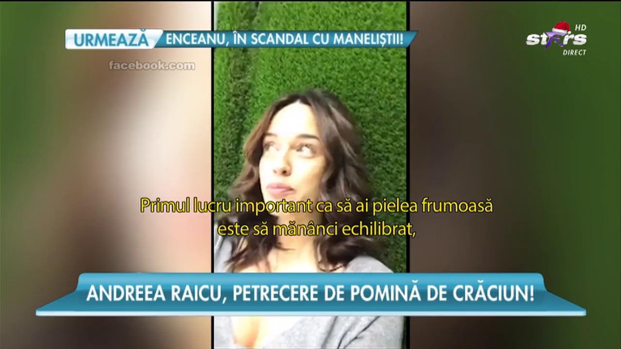 Andreea Raicu, petrecere de pomină de Crăciun