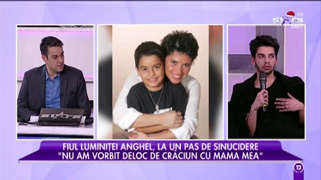 Fiul Luminiței Anghel, la un pas de sinucidere "NU am vorbit deloc de Crăciun cu mama mea"