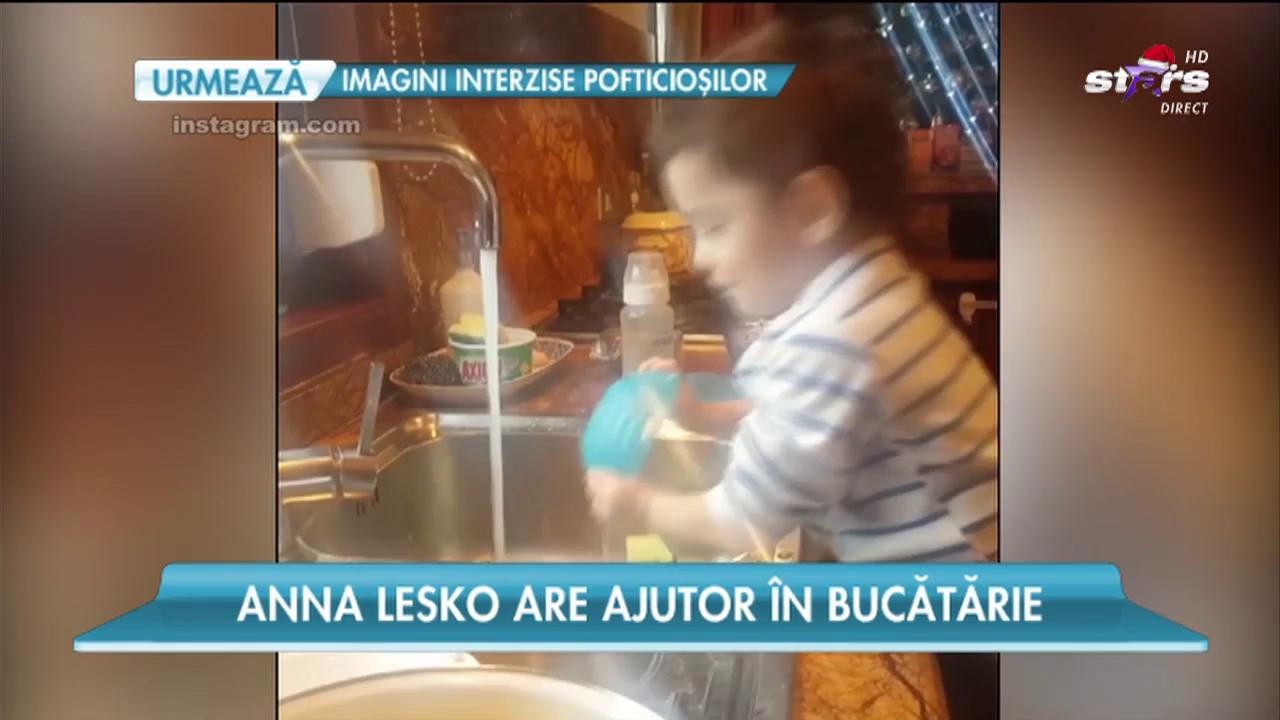 Anna Lesko are ajutor &icirc;n bucătărie