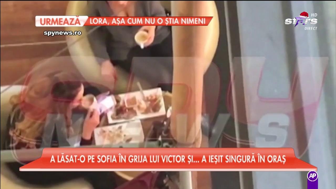 Bianca Drăgușanu, a lăsat-o pe Sofia &icirc;n grija lui Victor Slav