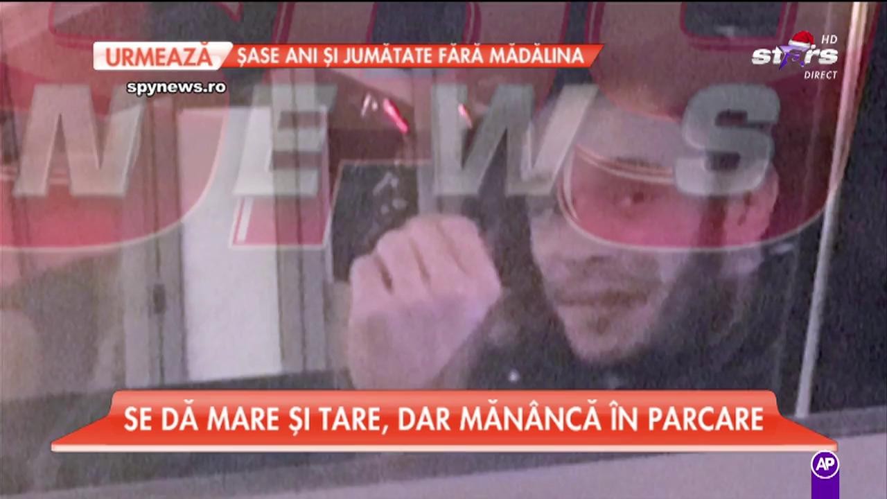 Dima, masă de Crăciun &icirc;n mașina personală