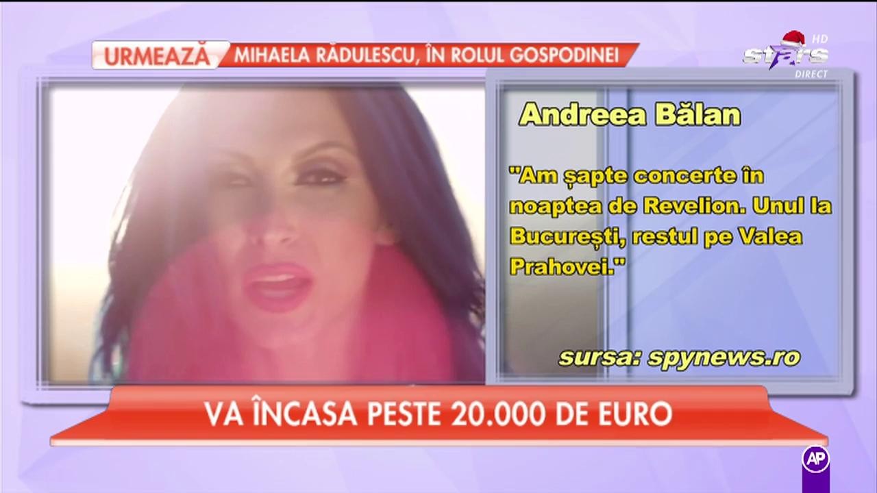 Artiștii de la noi se &icirc;mbogățesc de Revelion