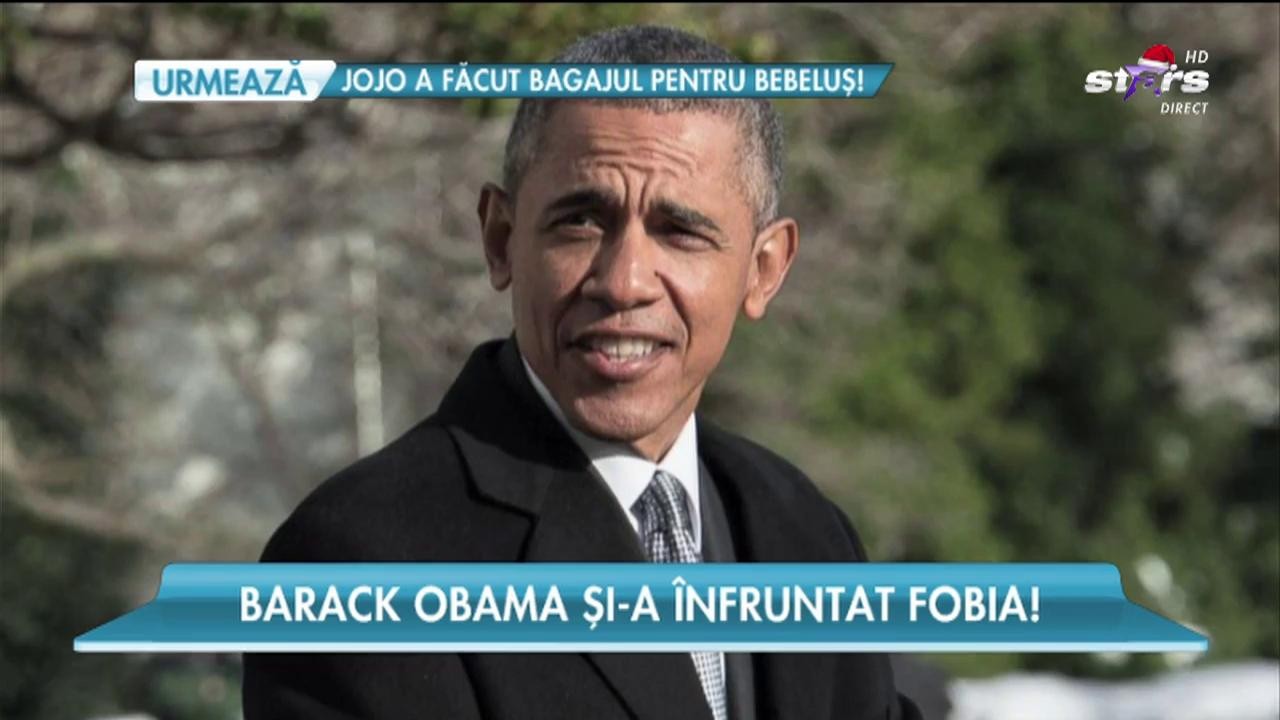 Barack Obama şi-a &icirc;nfruntat fobia: oamenii de zăpadă!