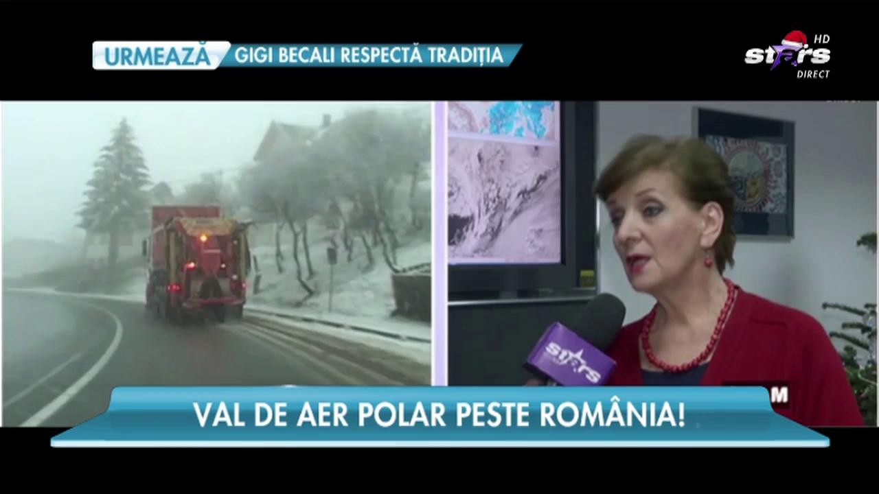Val de aer polar peste Rom&acirc;nia! Temperaturi de pana la -21 de grade!