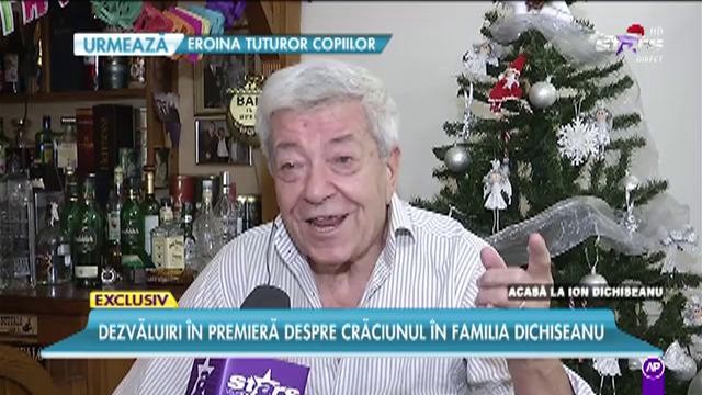 VIDEO / Acasă la Ion Dichiseanu! Actorul abia şi-a găsit cuvintele de fericire, după primul Crăciun cu nepoata