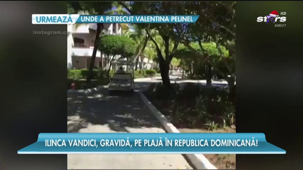 Ilinca Vandici, gravidă, pe plajă &icirc;n Republica Dominicană