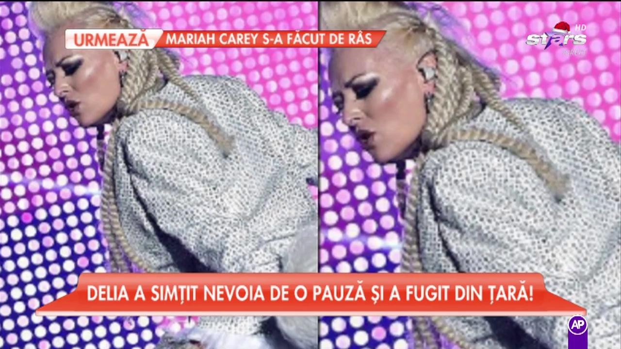 Delia a fugit din ţară! Prima zi din 2017 a prins-o &icirc;n aer!